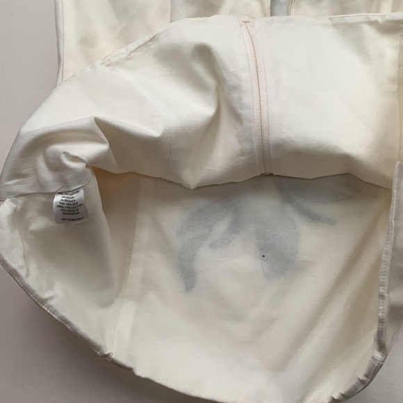 WHBM 🖤 Black Ivory Crop Top Bustier with Sequin Flower Floral Embroidery Detail - Picture 9 of 14